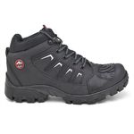 Bota Masculina Em Couro Nobuck Grafitti Preto Urban Style Ref: WL77PE