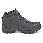 Bota Masculina Em Couro Nobuck Grafitti Preto Urban Style Ref: WL77PE