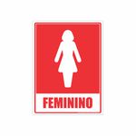 Placa Banheiro Feminino