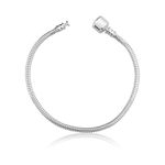 Pulseira Em Prata 925 Para Berloques Maleável