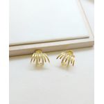 Brinco Earcuff Cravejado com Microzircônias 