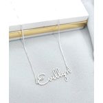 Colar Em Prata 925 Personalizado Um Nome Simples