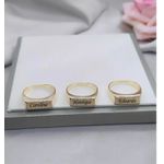 Anel Personalizado Chapinha Banhado a Ouro