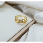 Anel De Elos Banhado à Ouro