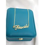 Colar Personalizado Nome Simples Banhado a Ouro