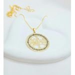 Colar Mandala árvore Da Vida Com Até 6 Nome Banhado à Ouro 