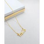Colar Mãe Banhado a Ouro 