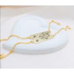 Conjunto 2 Pulseiras Adulto Banhadas a Ouro 18k Personalizadas