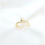 Anel Prego Banhado à Ouro 