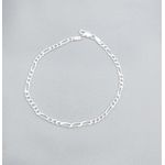 Pulseira Masculina 3x1 Prata 925 21cm 