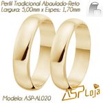 Aliança de Casamento e Noivado Tradicional de Ouro 18K