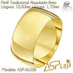 AL038-Aliança de Ouro Tradicional Para Casamento ou Noivado