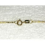 CO-12-Corrente de Ouro 18k Piastrini 1,5mm-50,0cm-2,10g