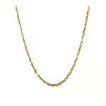 CO-04-Corrente de Ouro 18k Singapura 1,2 mm-50,0cm-1,80g