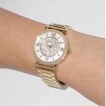 RLG-4023-Relógio Michael Kors Feminino Catlin Mother Dourado MK3332-4KN