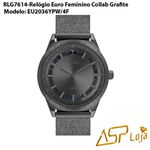 Relógio Feminino Euro Shiny Mesh Grafite Eu2036ypw/4f