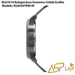 Relógio Feminino Euro Shiny Mesh Grafite Eu2036ypw/4f