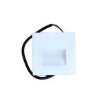 Balizador Externo Embutir Branco De Led 2w Branco Frio