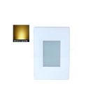 Balizador De Parede Led 2w Branco Quente