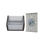 Arandela Led Marrom Frisada 3 Frisos 5w Branco Frio 6400k