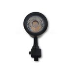 Spot De Trilho Led - 15w Track Light Preto - Branco Quente