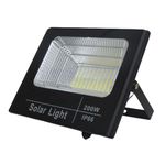 Refletor Holofote Led Com Placa Solar 200w Branco Frio a Prova D'água Ip66