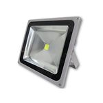 Refletor Holofote Led 50w Cinza Branco Quente a Prova D' água