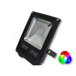 Refletor Holofote De Led 20w Rgb C/controle a Prova D'agua