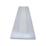 Luminária Painel Plafon Led 32w Retangular Embutir 12x122cm Branco Morno