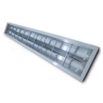 Luminária Comercial De Sobrepor Led Com Aletas 2x9w