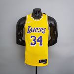 Lakers Silk O'Neal Camisa 34 Especial 75 Anos 