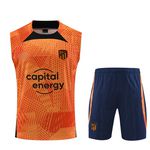 Conjunto Treino Regata + Short Atlético de Madrid 23/24 - Laranja