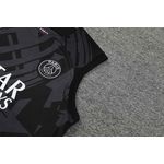 Conjunto Treino Regata + Short PSG 23/24 - Preto