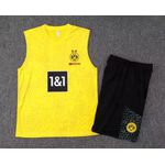 Conjunto Treino Regata + Short Borussia Dortmund 23/24 - Amarelo