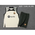 Conjunto Treino Regata + Short Barcelona 23/24 - Bege