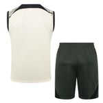 Conjunto Treino Regata + Short Barcelona 23/24 - Bege
