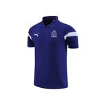 Conjunto Treino Polo Olympique de Marseille 22/23 Camisa + Calça - Masculino Roxa