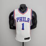 NBA Jersey Philadelphia 76ers HARDEN #1 Branca - Especial 75 Anos