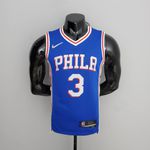 Philadelphia NBA Jersey76ers IVERSON#3 Azul - Especial 75 Anos