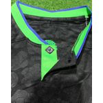 Camisa De Treino Brasil Preta Leopardo - Torcedor Masculina (ESTRELAS VERDE)