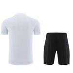 Conjunto De Treino AC Milan 2023 Camisa + Short - Branco/preto