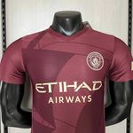 Camisa Manchester City Thrid III 24/25 Jogador - Vinho