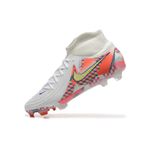 Chuteira Campo Nike Phantom Luna (FG) - Branco/Laranja - Botinha