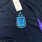 Conjunto de Treino Meia Calça + Camisa Argentina - 23/24 Azul marinho