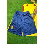 Conjunto Treino Regata e Short Barcelona 2023/24 - Amarelo