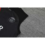 Conjunto Treino Regata e Short Paris Saint Germain PSG 2023/24 - Preto