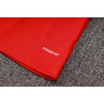 Conjunto Treino Internacional Regata e short 2024/25 Vermelho/Vinho