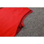 Conjunto Treino Internacional Regata e short 2024/25 Vermelho/Vinho