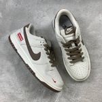 Tênis Dunk low x Supreme x Balenciaga - Branco/Marrom 