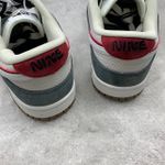 Tênis NK Dunk Low (Dois símbolos) - Cinza/Branco